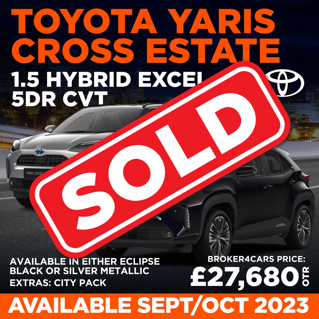 TOYOTA YARIS CROSS ESTATE 1.5 Hybrid Excel 5dr CVT. SOLD